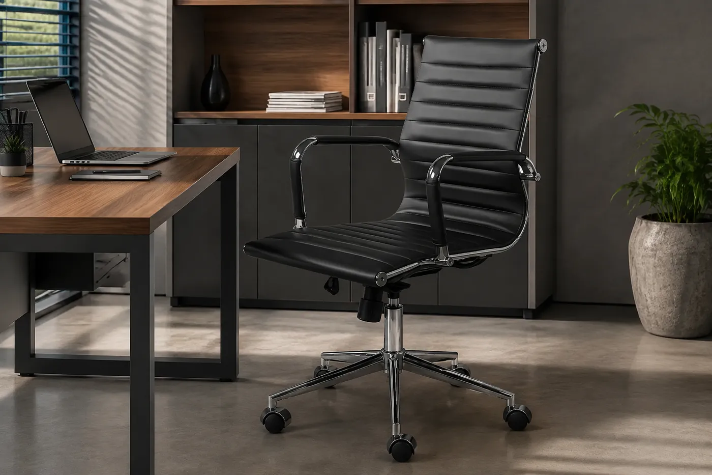 Cadeira Office Diretor giratória — aplicação em ambiente