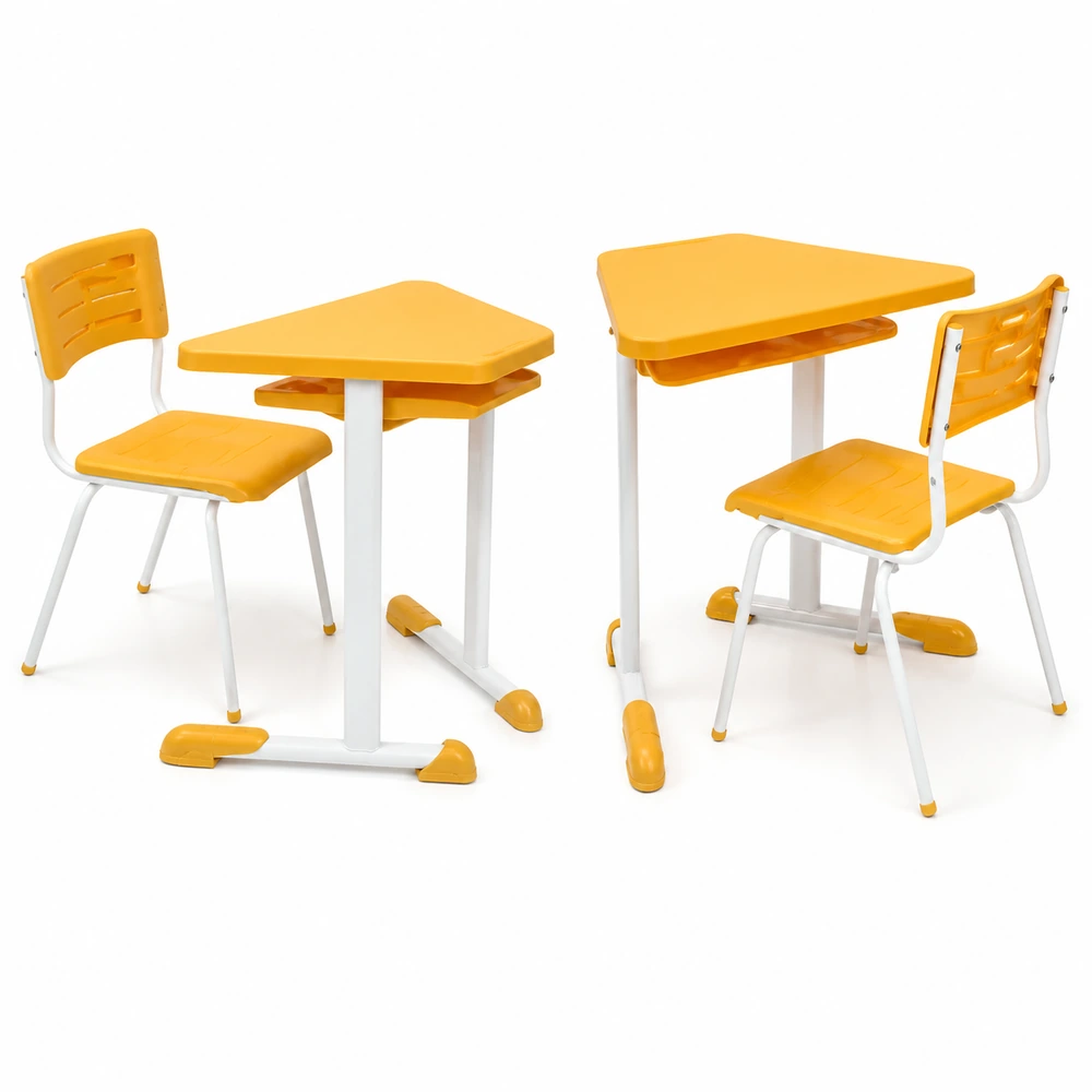 Conjunto escolar coletivo hexagonal — outra vista