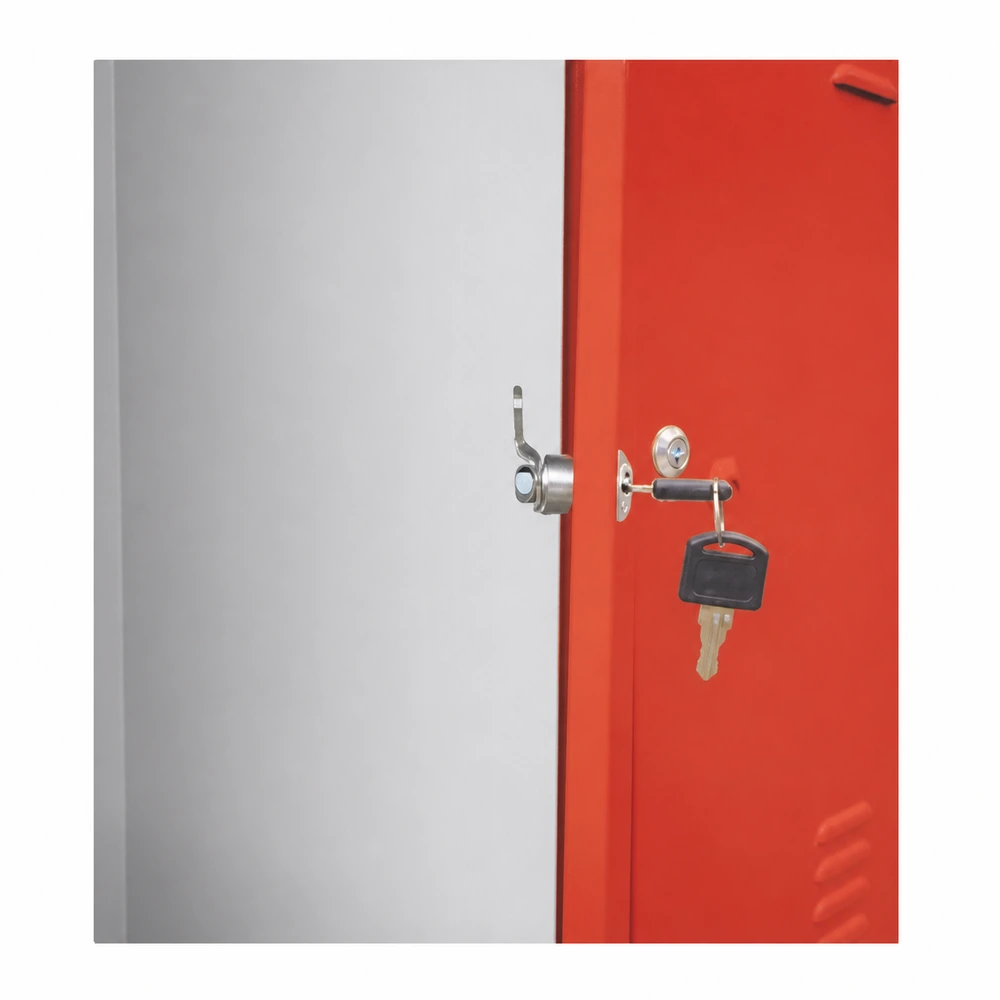 Portas coloridas com chave — outra vista